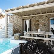 Sea Rock & Sky Private Residence Merchia Beach Mykonos