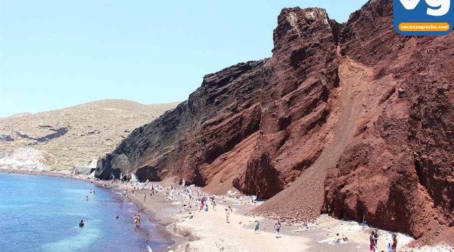 Red beach Akrotiri Santorini