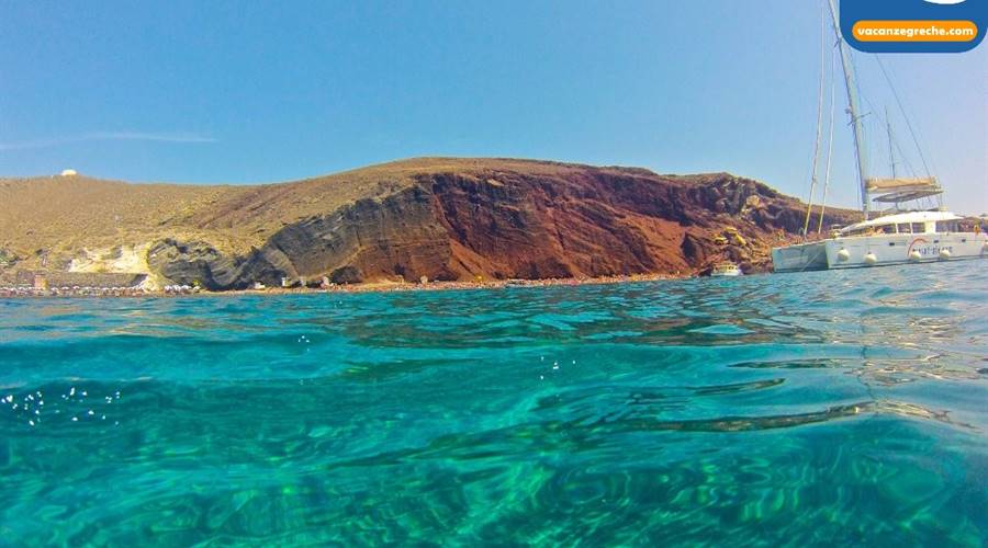Red beach Akrotiri Santorini