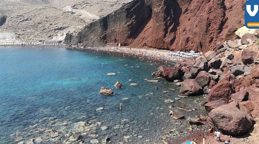 Red beach Akrotiri Santorini