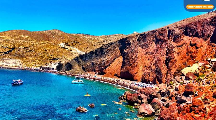 Red beach Akrotiri Santorini
