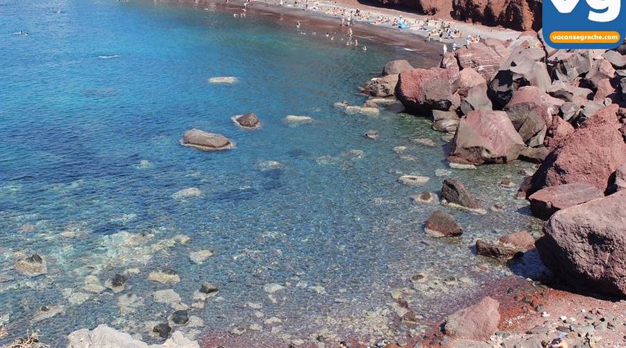 Red beach Akrotiri Santorini