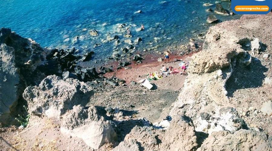 Red beach Akrotiri Santorini