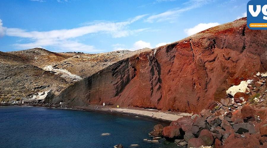 Red beach Akrotiri Santorini