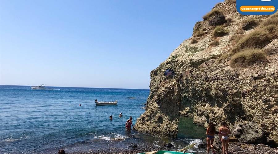 White Beach Akrotiri Santorini