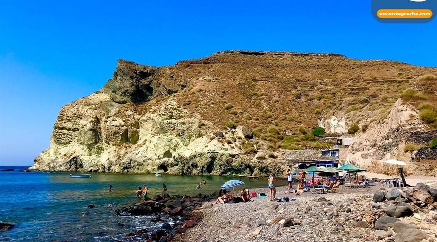 White Beach Akrotiri Santorini
