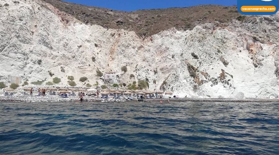 White Beach Akrotiri Santorini