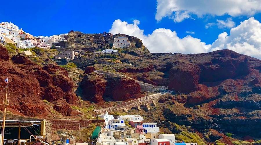 Baia di Amoudi Oia Santorini