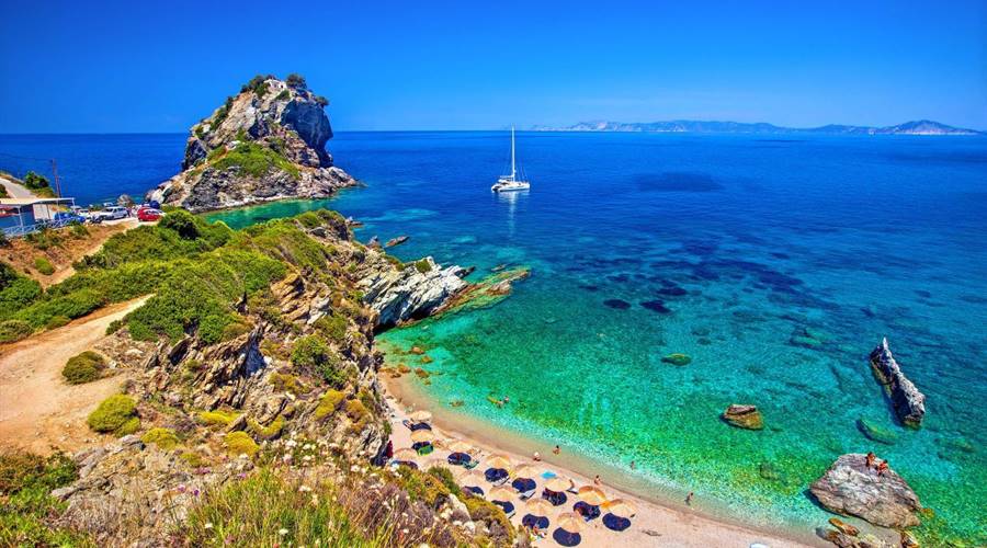 Spiaggia di Agios Ioannis Isola di Skopelos