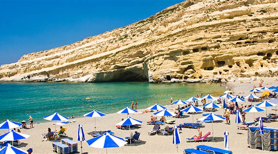 Spiaggia di Matala Isola di Creta