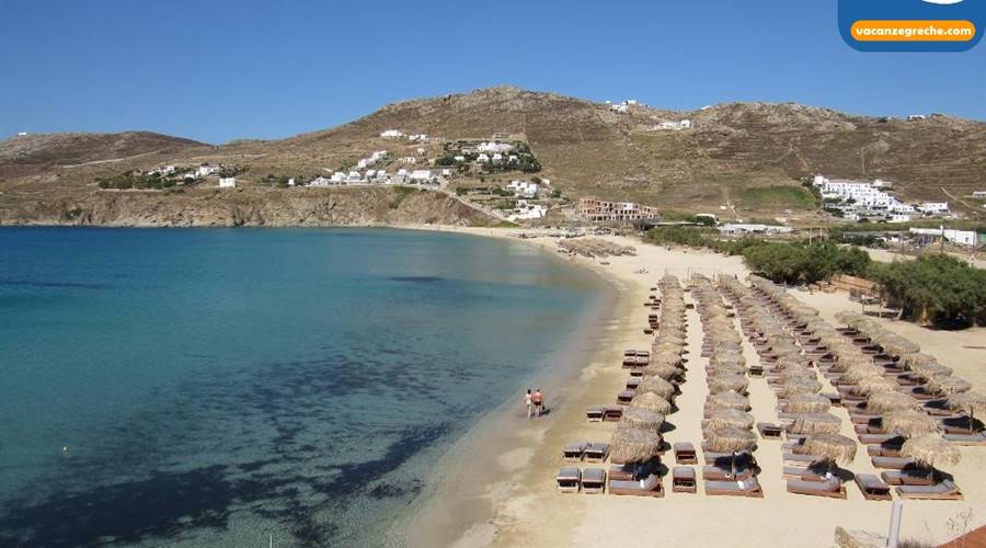 Spiaggia di Kalo Livadi Mykonos