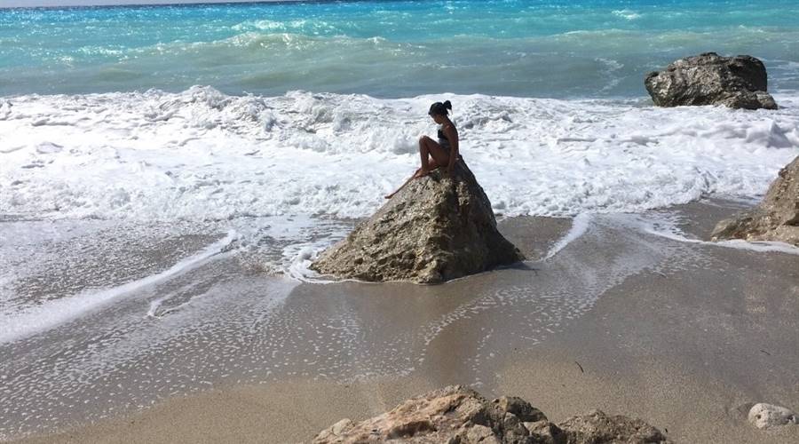 Spiaggia di Megali Petra Lefkada