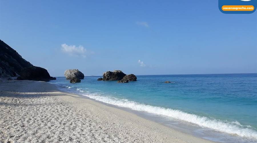 Spiaggia di Megali Petra Lefkada
