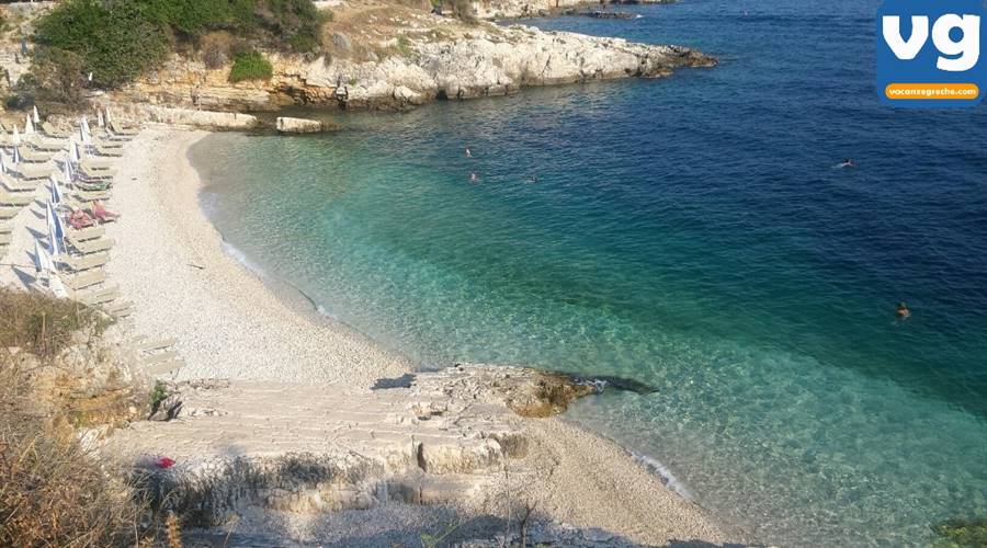Spiaggia di Bataria Kassiopi Corfù