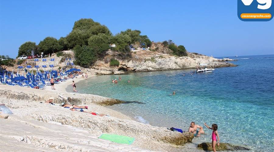 Spiaggia di Bataria Kassiopi Corfù