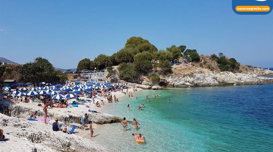 Spiaggia di Bataria Kassiopi Corfù
