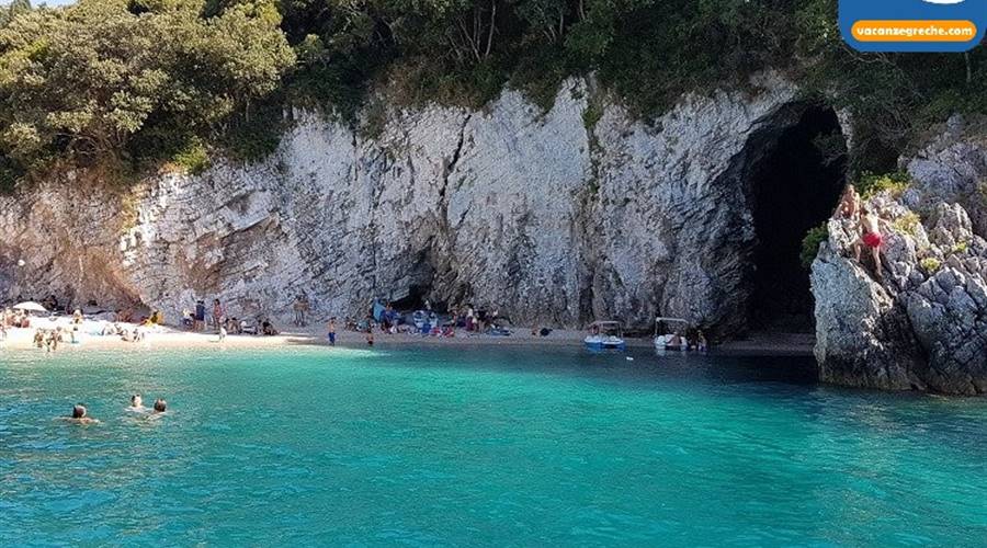 Rovinia Beach Paleokastritsa Corfu