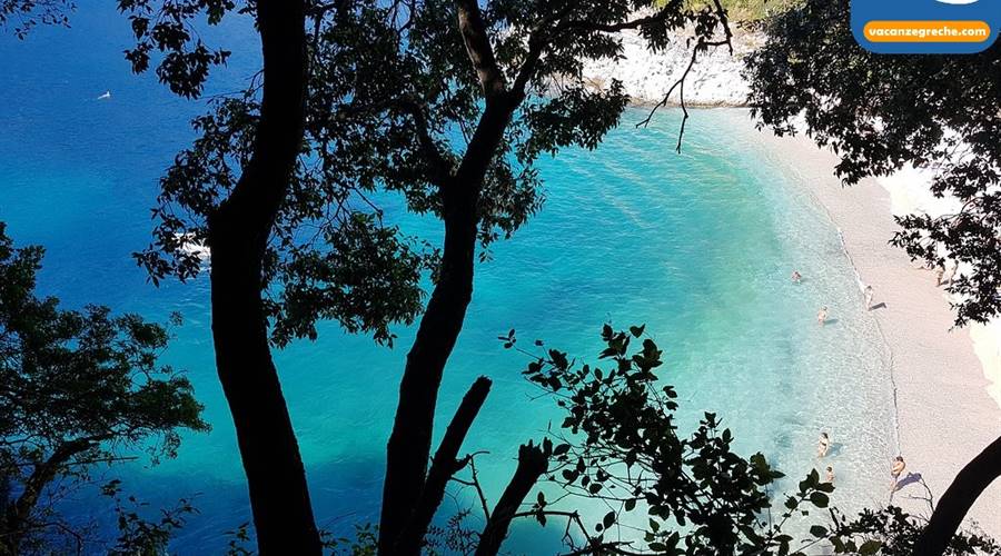 Rovinia Beach Paleokastritsa Corfu