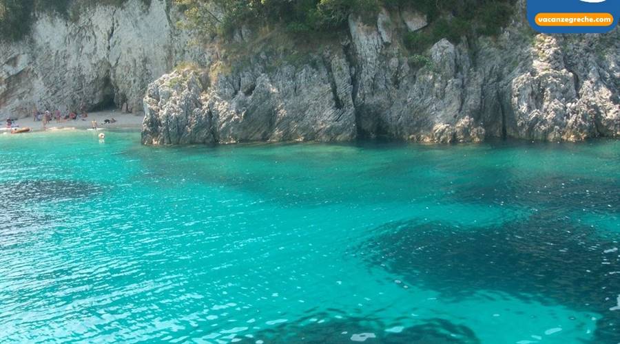 La Grotta Beach Paleokastritsa Corfu