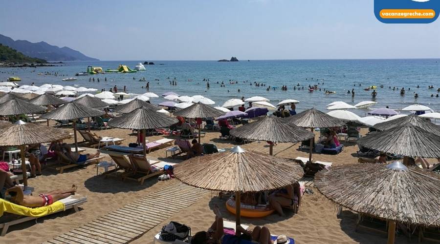Pelekas Beach Corfu Island
