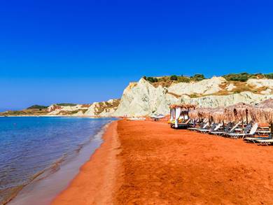 Spiaggia di Xi Isola di Cefalonia