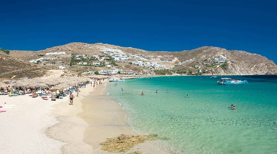 Spiaggia di Elia Isola di Mykonos