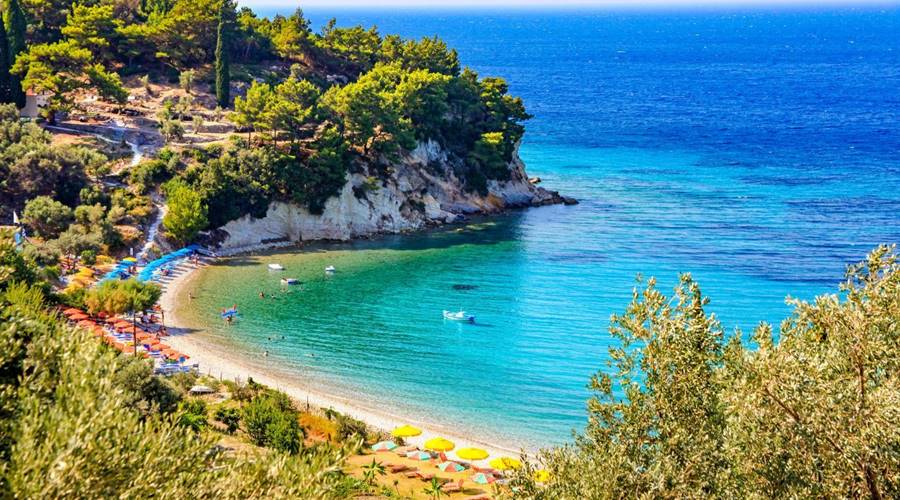 Spiaggia di Tsamadou Isola di Samos