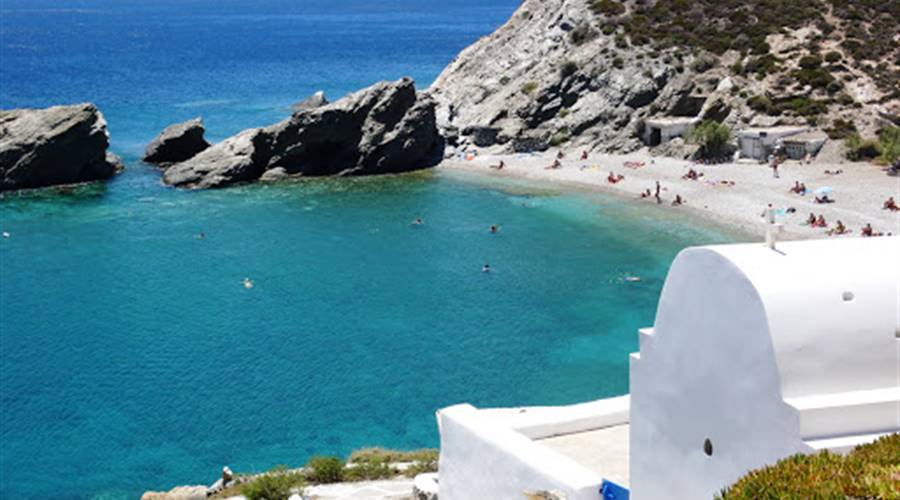 Spiaggia di Agios Nikolaos Beach Isola di Folegandros
