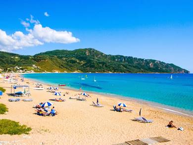 Spiaggia di Agios Georgios Beach Isola di Corfù